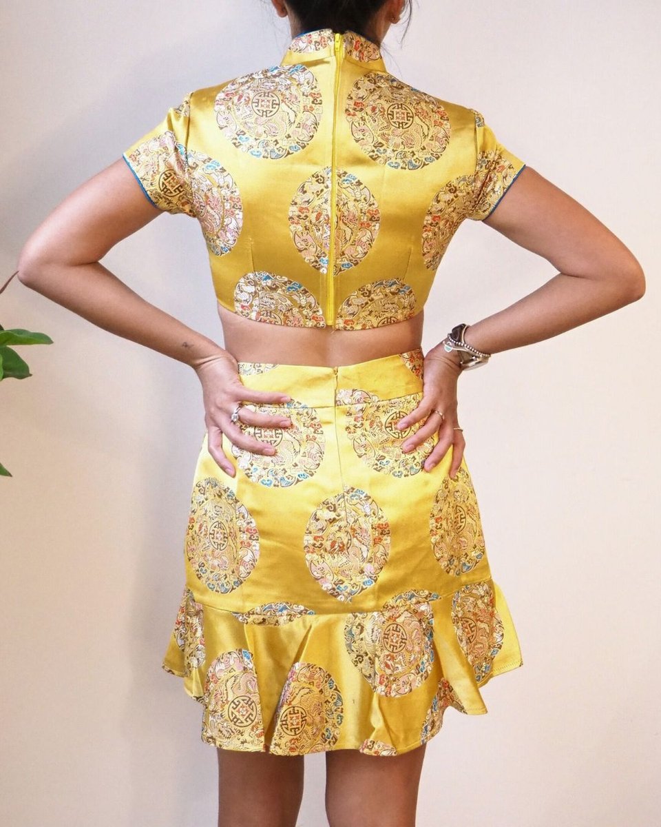 Jinashili Yellow Two Piece