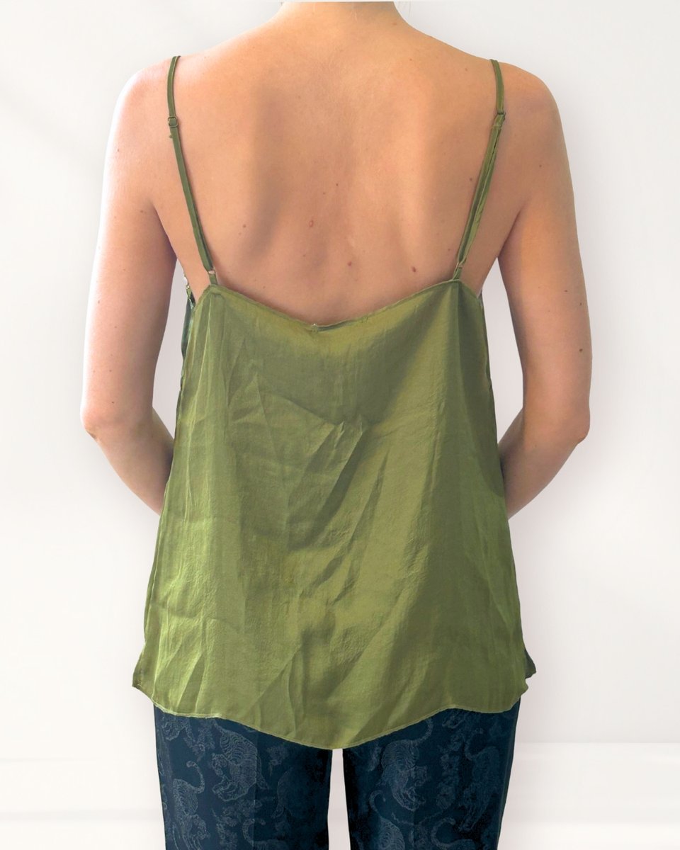 Green Lace Top