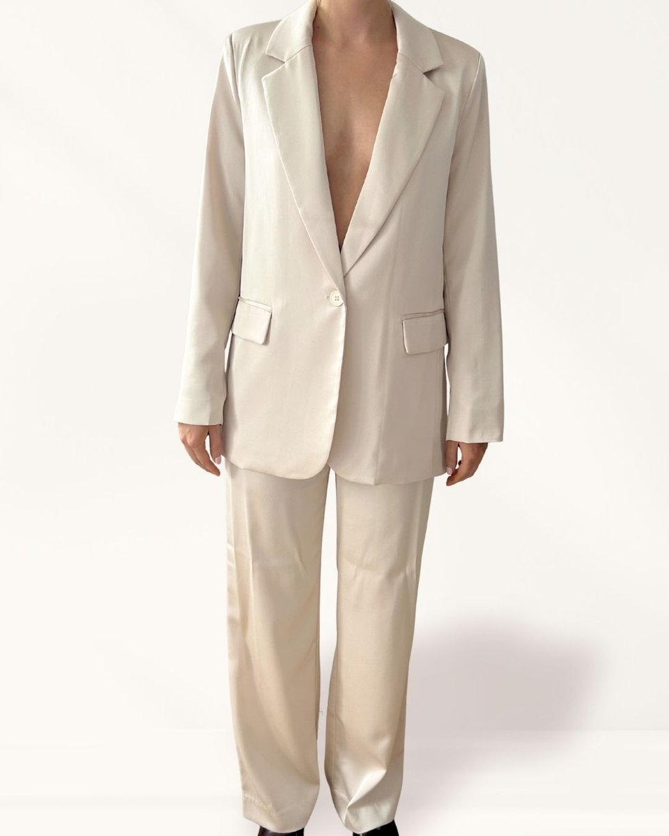 Ivory White Coco Suit