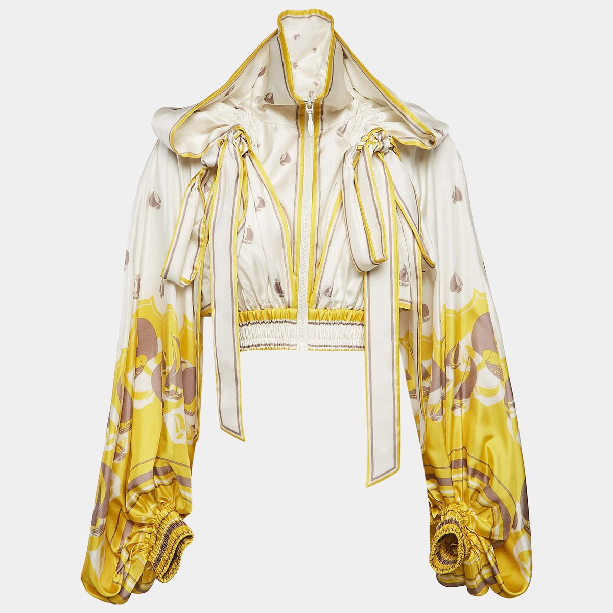 High Tide Silk Skirt & Jacket
