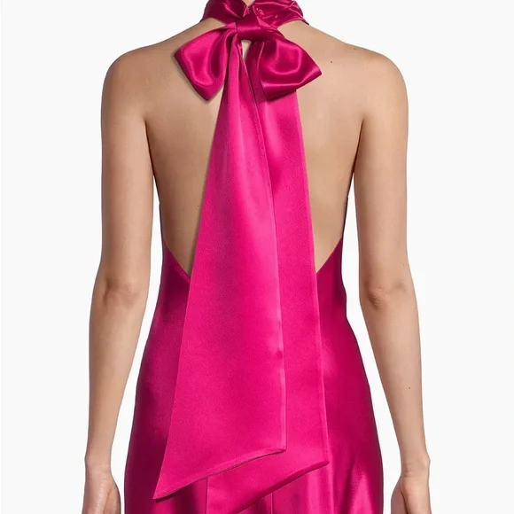 Penny Backless Dress Raspberry