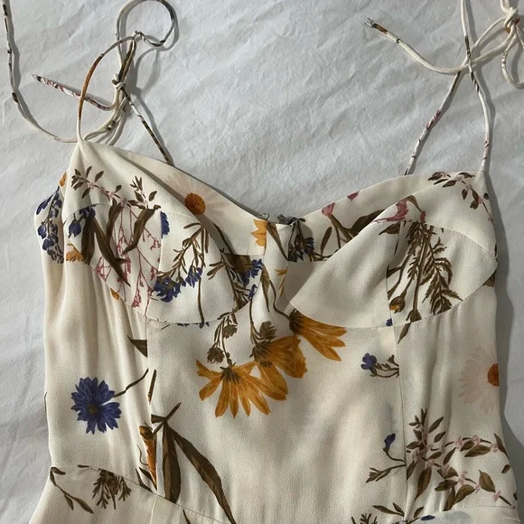Reformation Kourtney Frolic Midi Dress