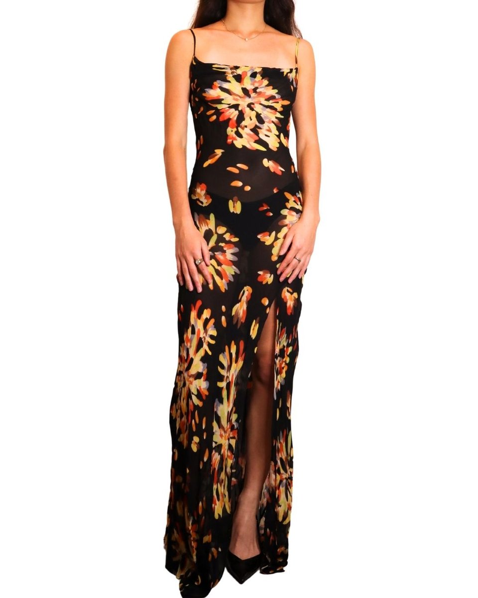 Rat & Boa Floral Long Dress