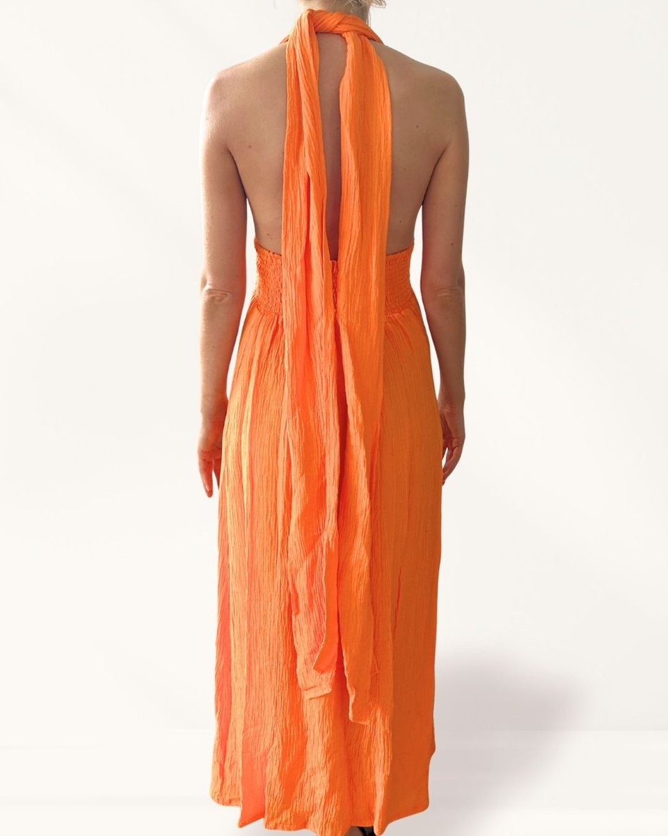 Faithfull the Brand Orange Halterneck