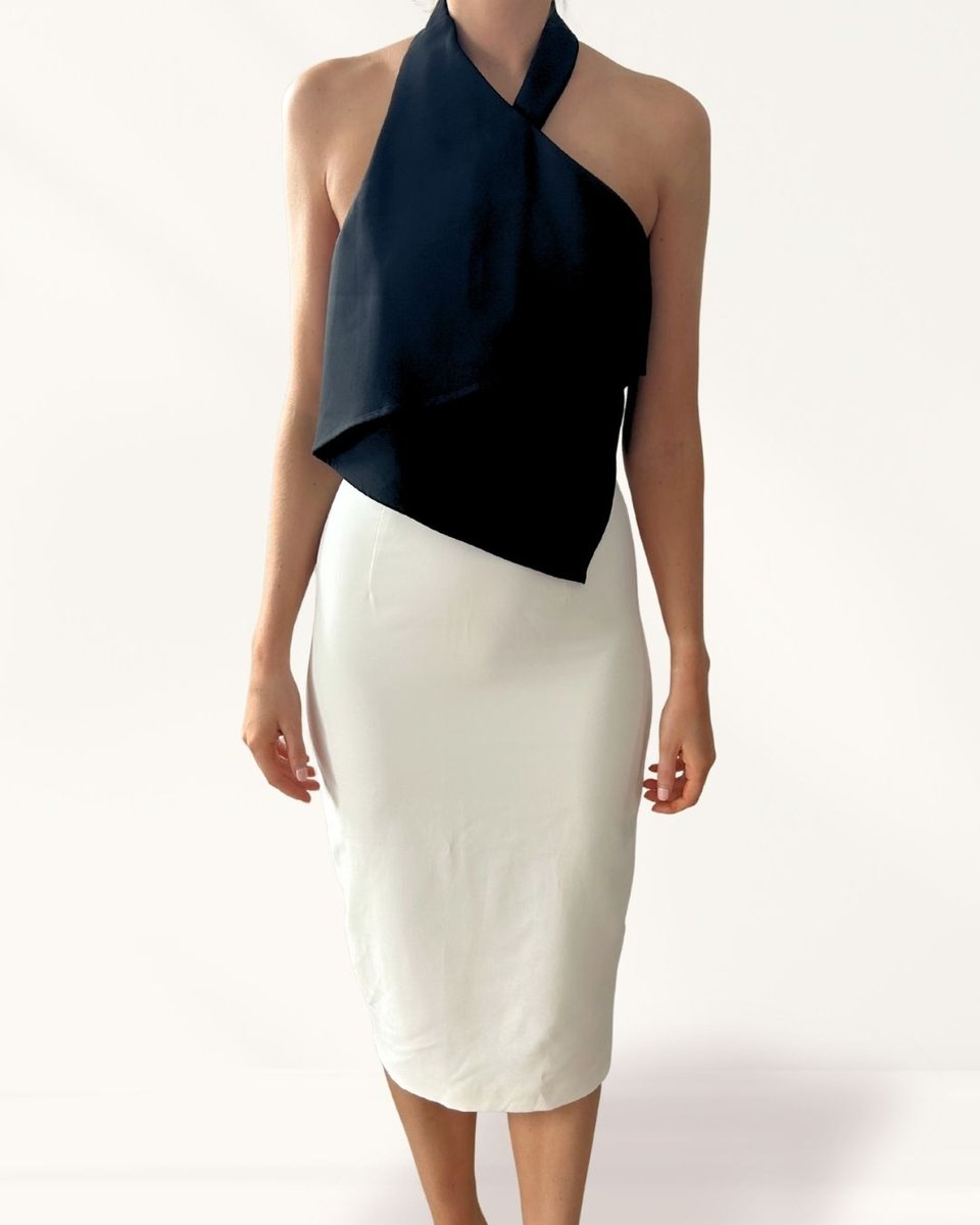 Lavish Alice Black & White Dress