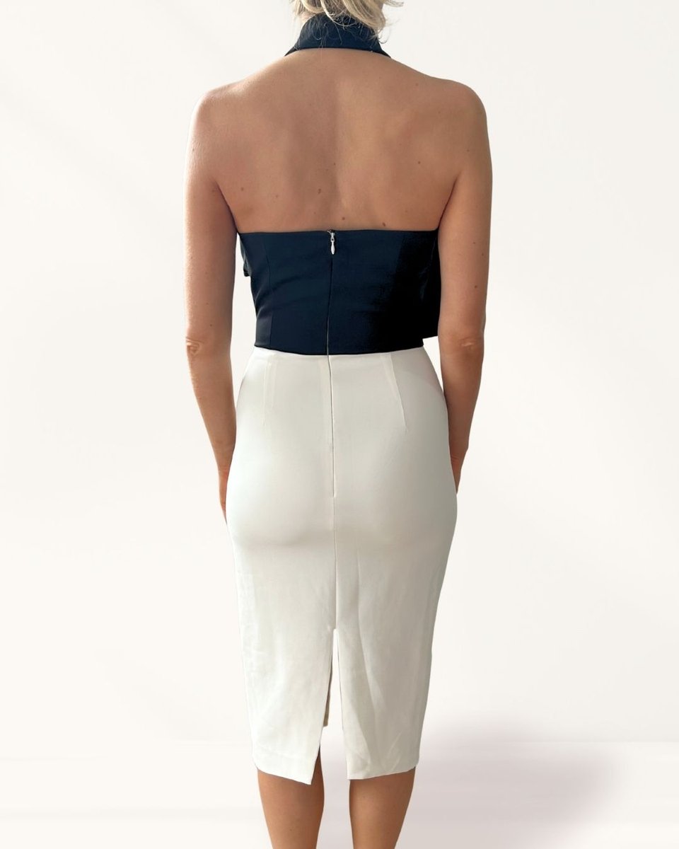Lavish Alice Black & White Dress