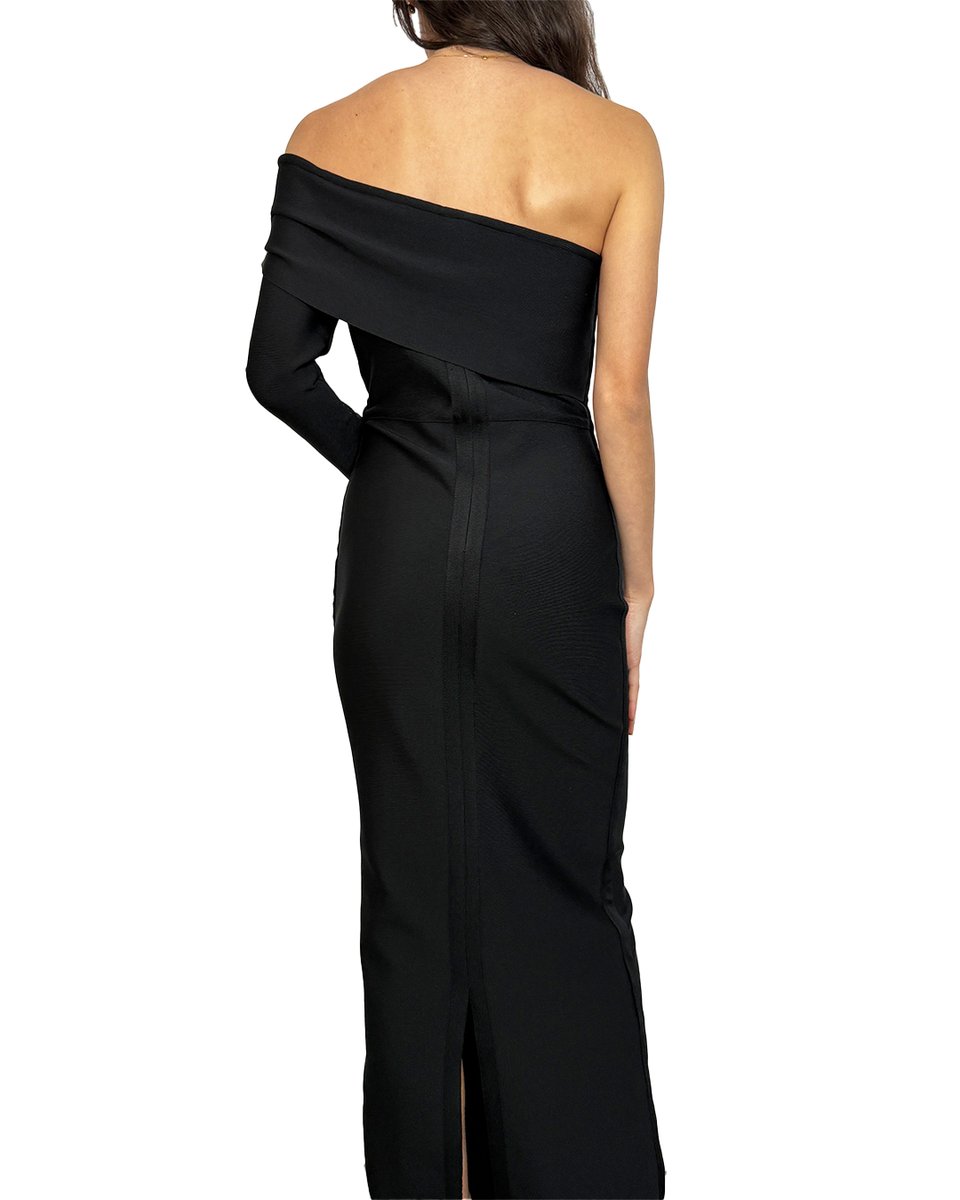 Guilty Culture Black One Sleeve Dress