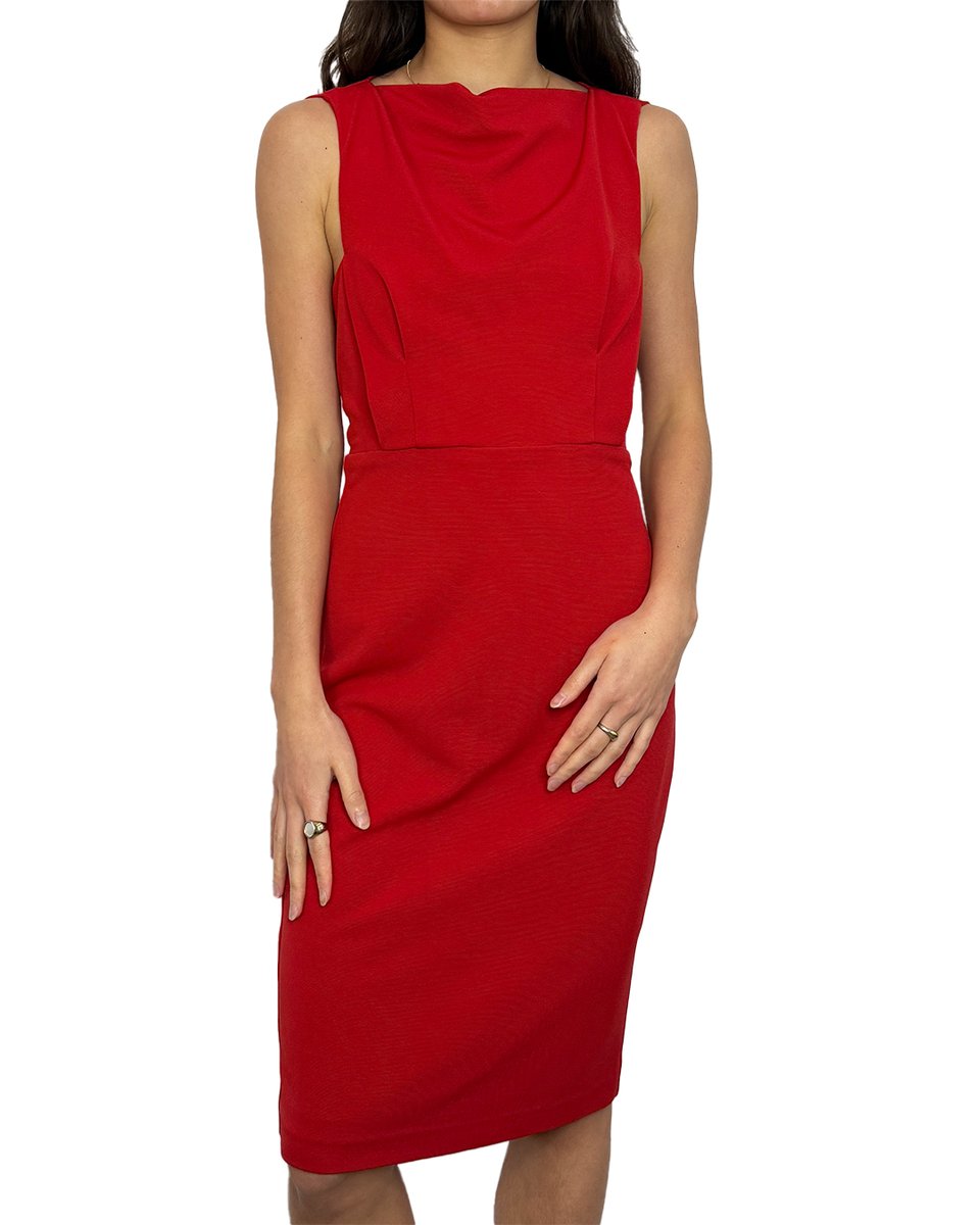 Badgley Mischka Red Dress