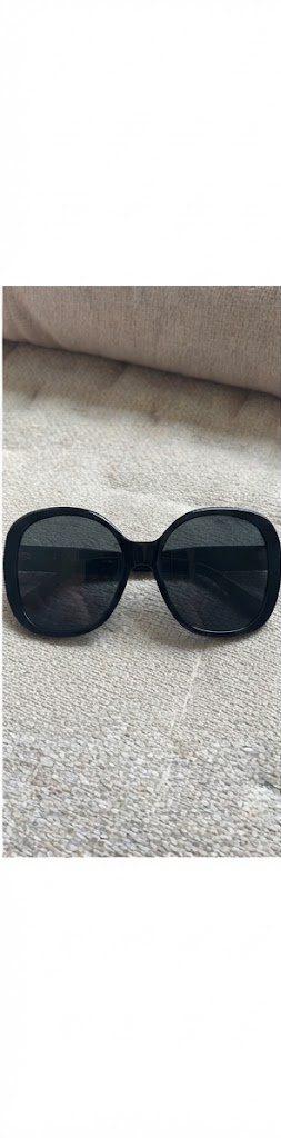 Stella McCartney Round Acetate Sunglasses – Black