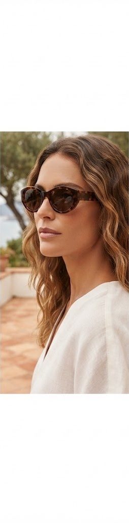 Max & Co Oval-Frame Sunglasses – Brown Tortoiseshell