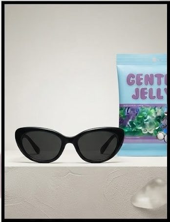Gentle Monster Yummy MG1 Sunglasses – Gentle Jelly Collection, Black