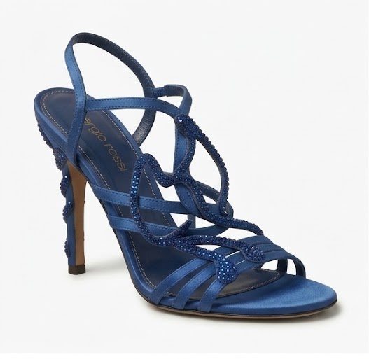 Sergio Rossi Blue Heels