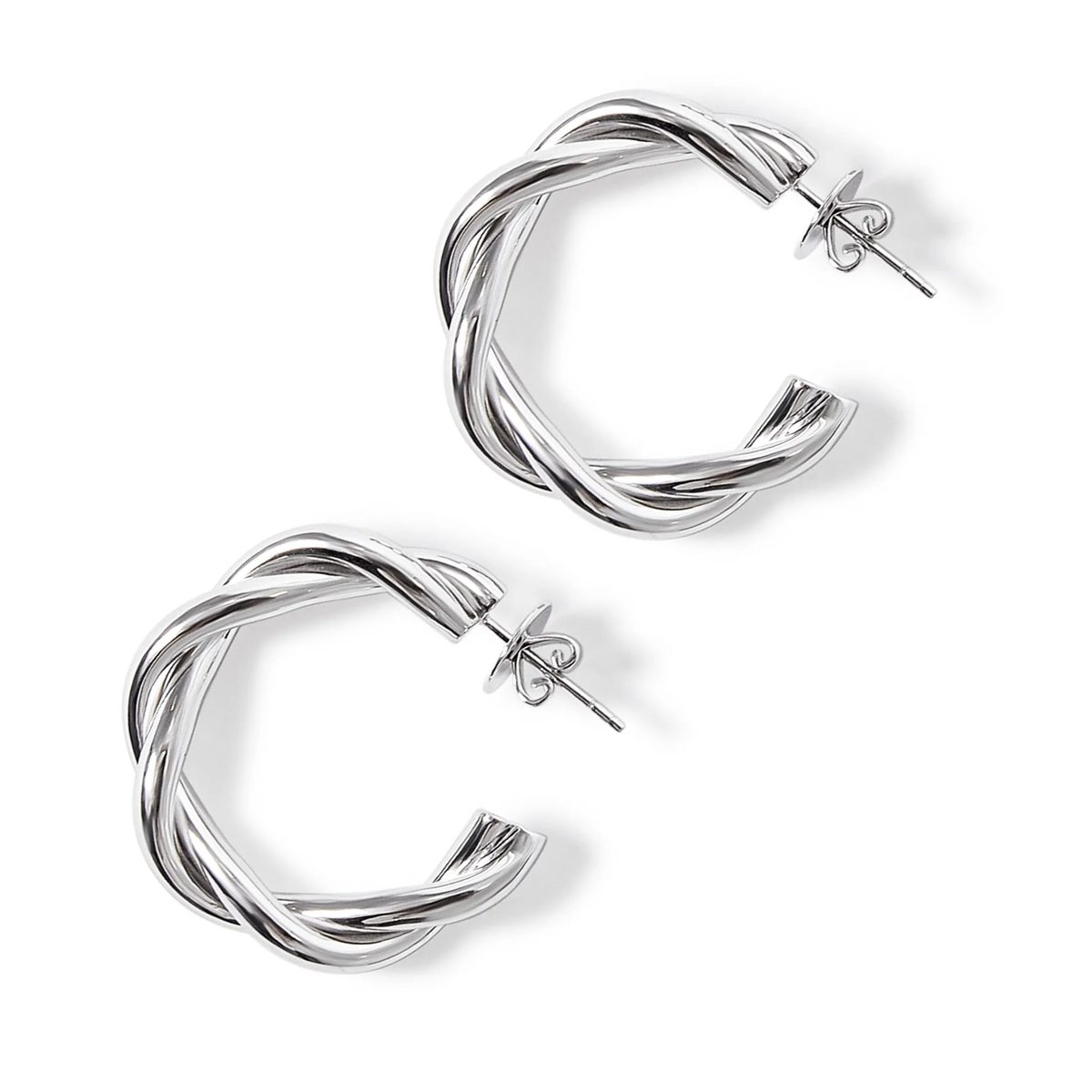 Classic Twist Hoop Earrings