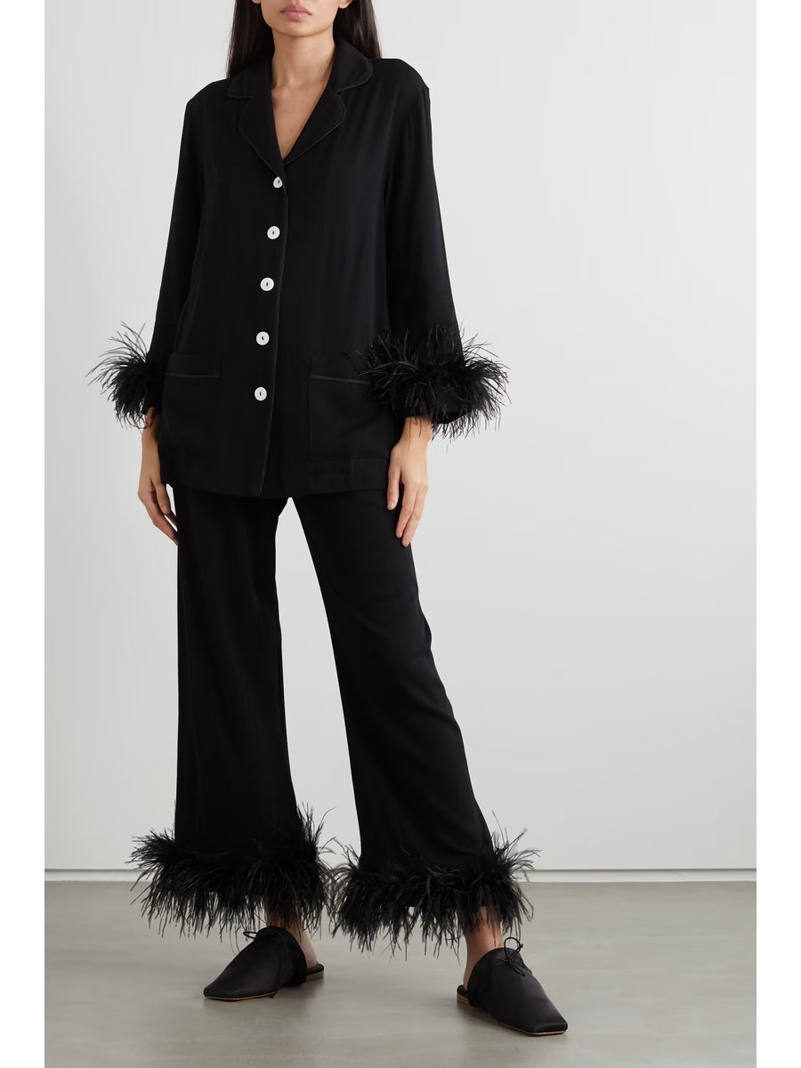 Feather Pyjama Set