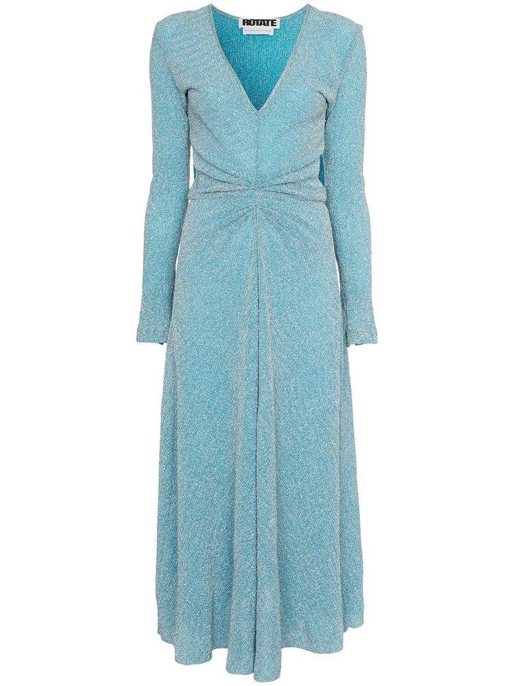 Rotate by Birger Christensen blue floral dress